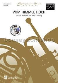 Vom Himmel Hoch - Brass Quintet (Score & Parts with CD)