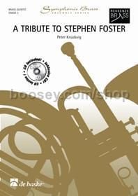 A Tribute to Stephen Foster - Brass Quintet (Score & Parts with CD)