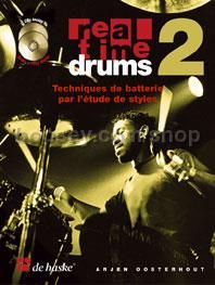 Real Time Drums 2 (Book & 2 CDs  - French)