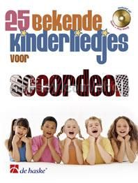 25 bekende kinderliedjes - Accordion (Book & CD)