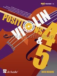 Positions 4 & 5 (Book & CD) - Violin