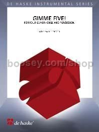 Gimme Five! - Score & Parts (4 Saxophones & Percussion)