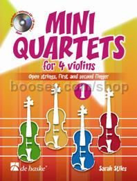 Mini Quartets 1 for 4 violins (Book & CD)