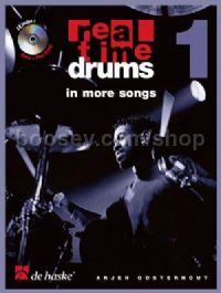Real Time Drums in More Songs (Book & CD - French)