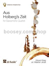 Aus Holberg's Zeit - Saxophone Quartet (Score & Parts)