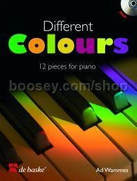 Different Colours - Piano (Book & CD)