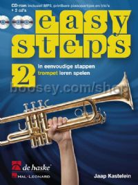 Easy Steps 2 trompet (Book with 2 CDs & CD-ROM)