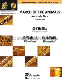 March Of the Animals - Concert Band (Score & Parts with CD)