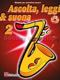 Ascolta, Leggi & Suona 2 saxofono tenore - Tenor Saxophone (Book & CD)