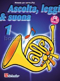 Ascolta, Leggi & Suona 1 corno - F Horn (Book & CD)