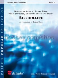 Billionaire - Concert Band (Score & Parts)