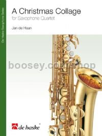 A Christmas Collage - Saxophone Quartet (Score & Parts)