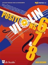 Positions 6, 7 & 8 - Violin (+ CD)