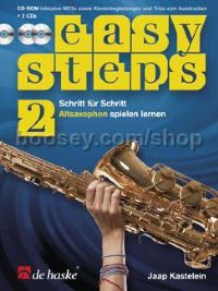 Easy Steps 2 Altsaxophon (Book with 2 CDs & CD-ROM)