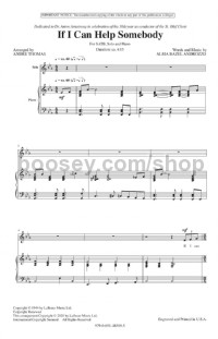 If I Can Help Somebody (SATB & Piano/Organ) - Digital Sheet Music