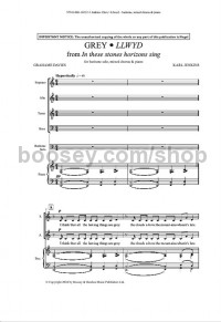 Grey / Llwyd (Mixed Chorus & Piano) - Digital Sheet Music