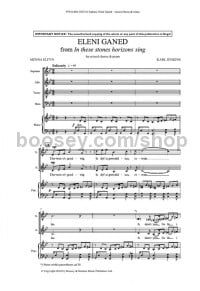 Eleni Ganed (Mixed Chorus & Piano) - Digital Sheet Music