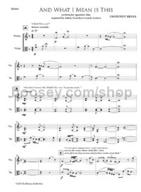 And What I Mean is This (Violin & Viola - Score & Parts) - Digital Sheet Music