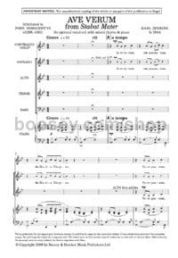 Ave verum (SATB & Piano) - Digital Sheet Music