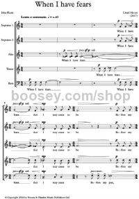 When I have fears (SSSAATTBB) - Digital Sheet Music Download