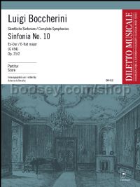 Sinfonia No. 10 in Eb major op. 21/2 G 494 - orchestra (score)