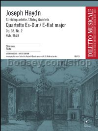 String Quartet in Eb major op. 33/2 Hob. III:38 (set of parts)