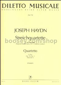 String Quartet in G major op. 76/1 Hob. III:75 (set of parts)