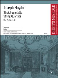 String Quartets op. 76/1-6 Hob. III:75-80 (set of parts)