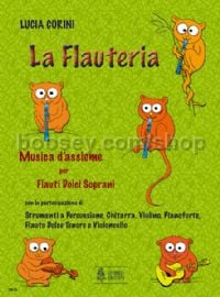 La Flauteria. Ensemble music for Recorders, Percussion, Guitar, Violin, Piano & Cello