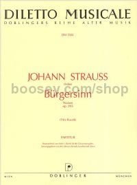 Bürgersinn op. 295 - orchestra (score)