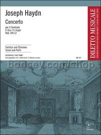 Concerto in C major, Hob. XIV:12 - strings and harpsichord (score)