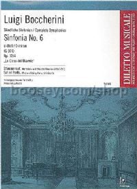 Sinfonia No. 6 in D minor op. 12/4 G 506 - orchestra, 2 violins and 2 cellos (set of parts)
