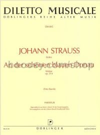 An der schönen blauen Donau op. 314 - orchestra (score)