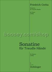 Sonatina for Traudl´s Hands - piano