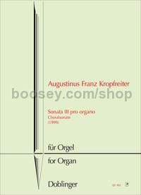 Sonata III pro organo - organ