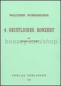 4. Geistliches Konzert - trumpet and organ
