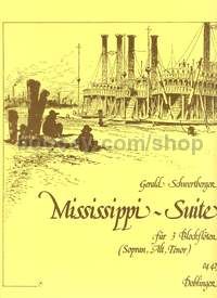 Mississippi-Suite - descant recorder, treble recorder and tenor recorder