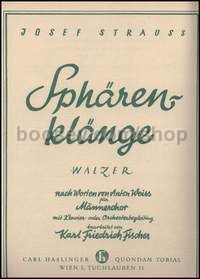 Sphärenklänge op. 235 - men´s choir and piano (vocal score)