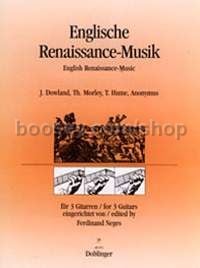 English Renaissance Music - 3 guitars