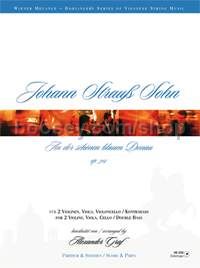 An der schönen blauen Donau op. 314 - 2 violins, viola and cello (double bass)