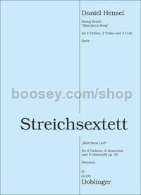 String Sextet Klärchen's Song op. 20 - 2 violins, 2 violas and 2 cellos (set of parts)