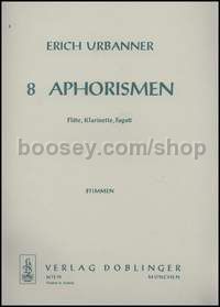 8 Aphorismen - flute, clarinet and bassoon