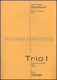Trio 1 (1963) - flute, oboe and clarinet