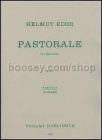 Pastorale op. 63/1 - 2 violins, viola and cello (double bass) (string orchestra) (score)