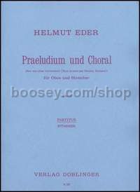 Präludium und Choral op. 63/2 - oboe, 2 violins, viola and cello (double bass) (score)