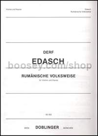 Rumänische Volksweise (Die Lerche) - violin and piano