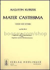 No. 2. Mater castissima, op. 22c