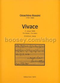 Vivace for piano
