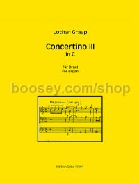 Concertino III in C for organ