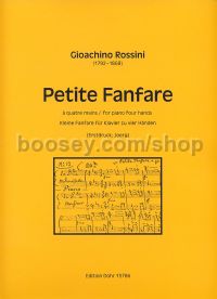 Petite Fanfare for piano 4-hands